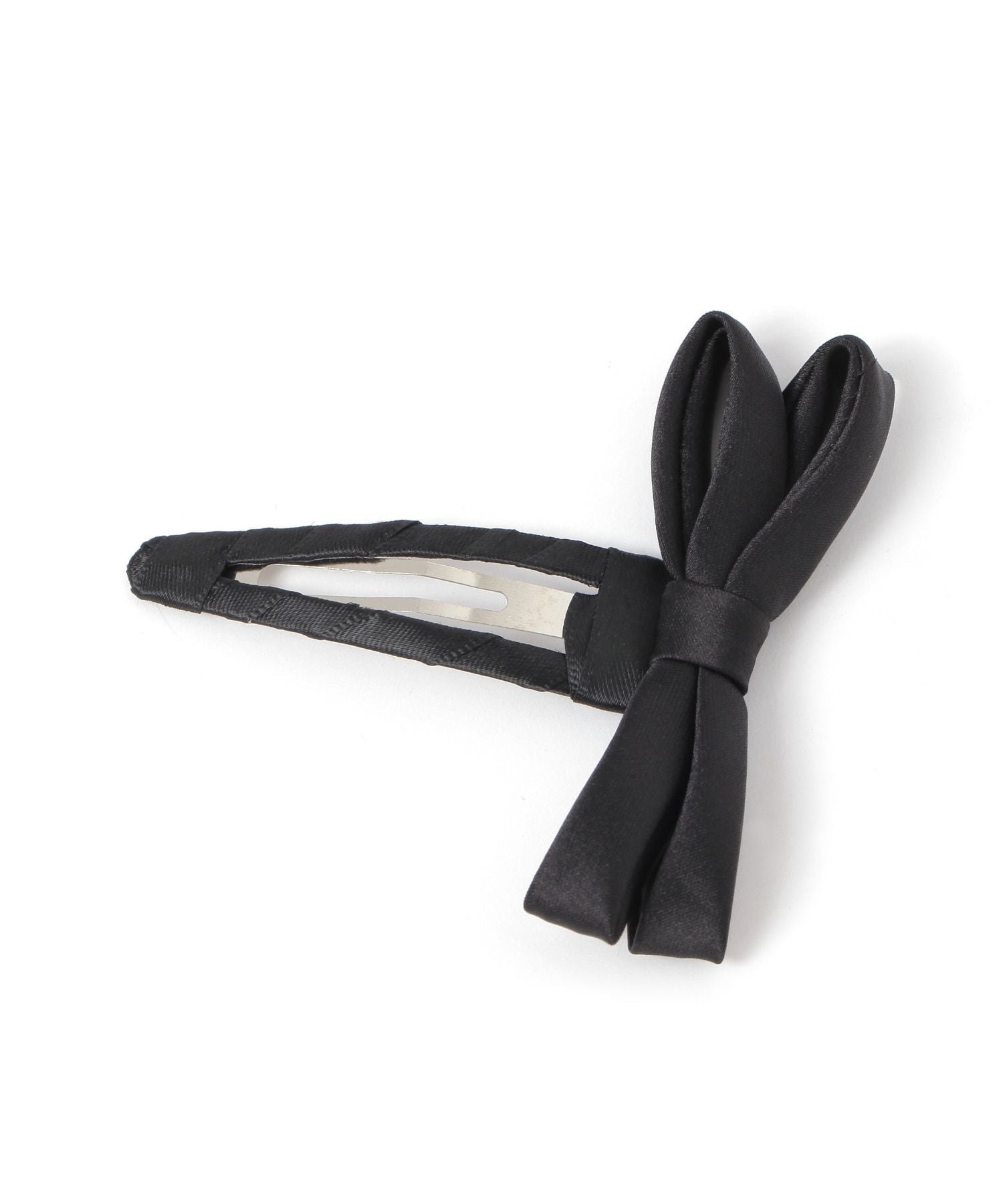Заколка для волос из атласной ленты Lakole, Black (19)