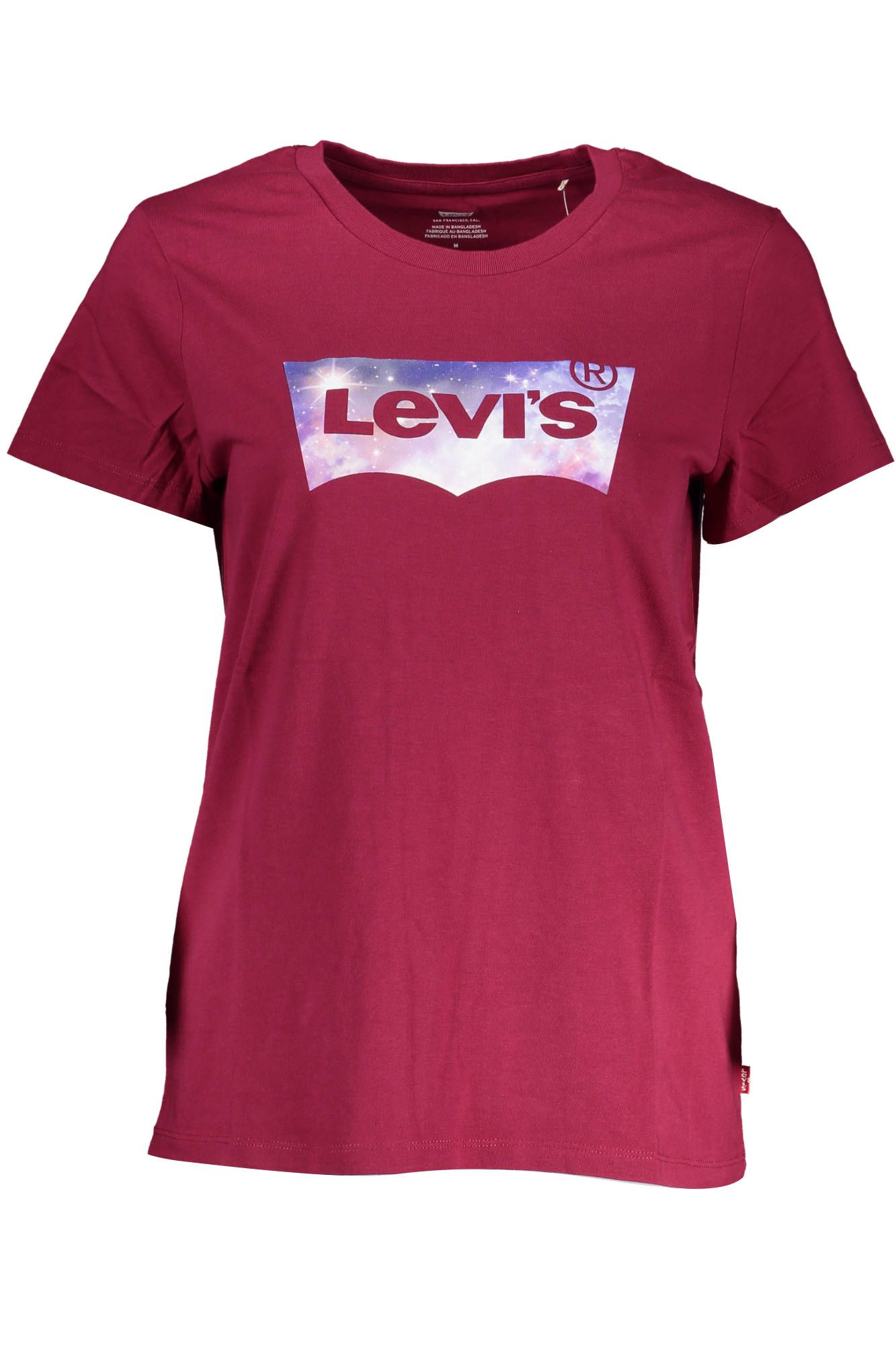 

Красная хлопковая женская футболка Levi´s