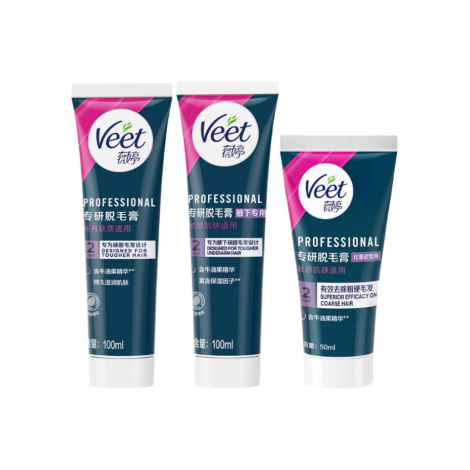 

Набор для депиляции Full Body Family Edition увлажняющий крем 100мл+100мл+50мл VEET