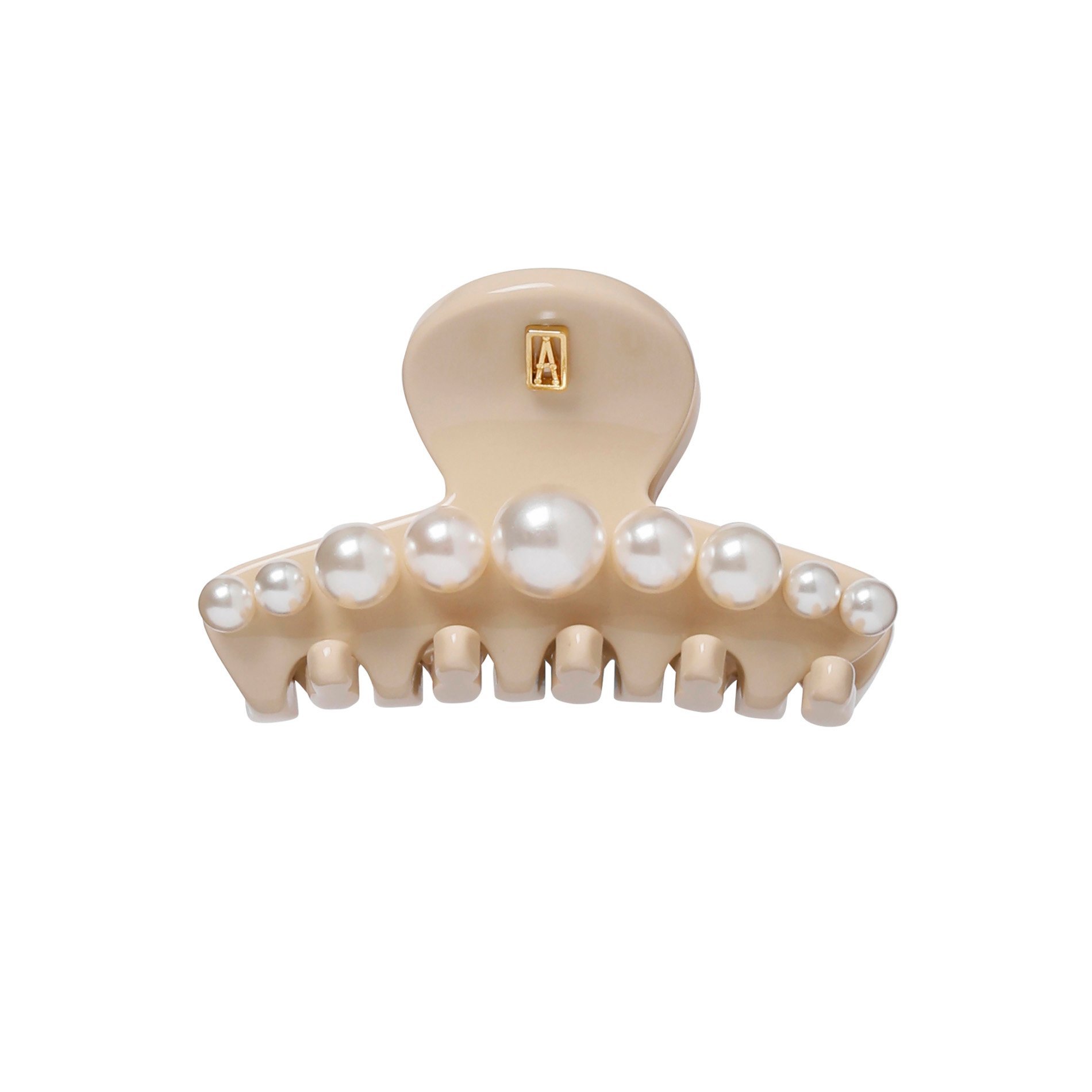 S-образный зажим Alexandre De Paris, Beige (S)