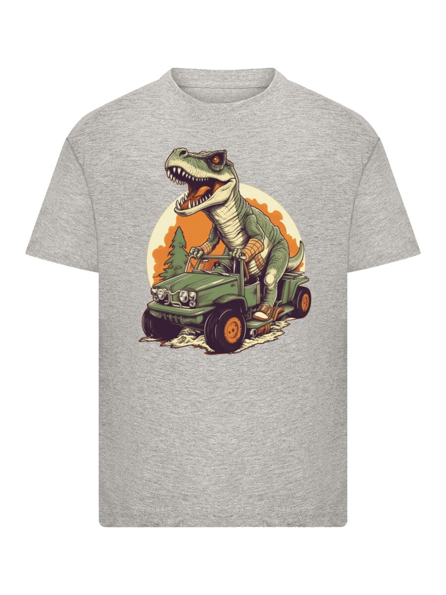 

Рубашка F4NT4STIC Monster Truck Cooler Dinosaurier, серый