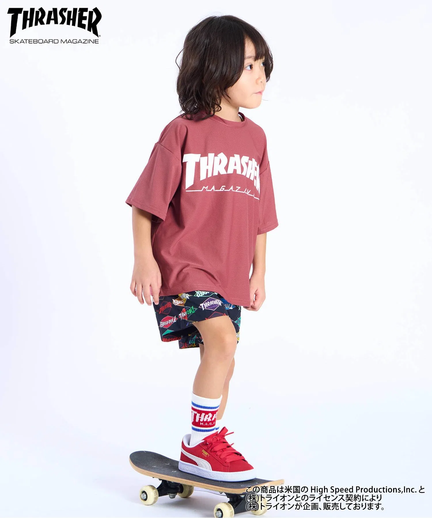 Детская футболка THRASHER с изменяющимся принтом — фото 4