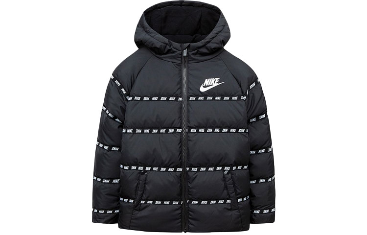 

Детская утепленная куртка Nike, черная