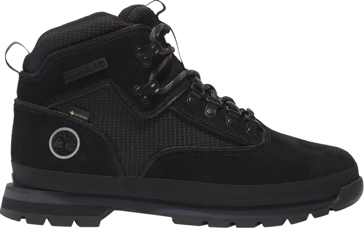 

Кроссовки Euro Hiker Mid Lace-Up GORE-TEX 'Black Suede', черный