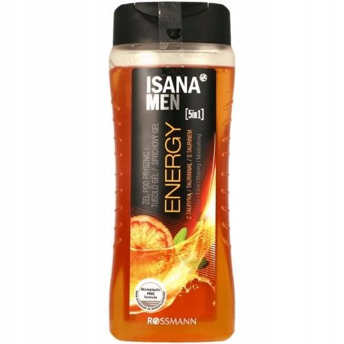 

ISANA MEN Гель для душа с таурином 5в1 ЭНЕРГИЯ