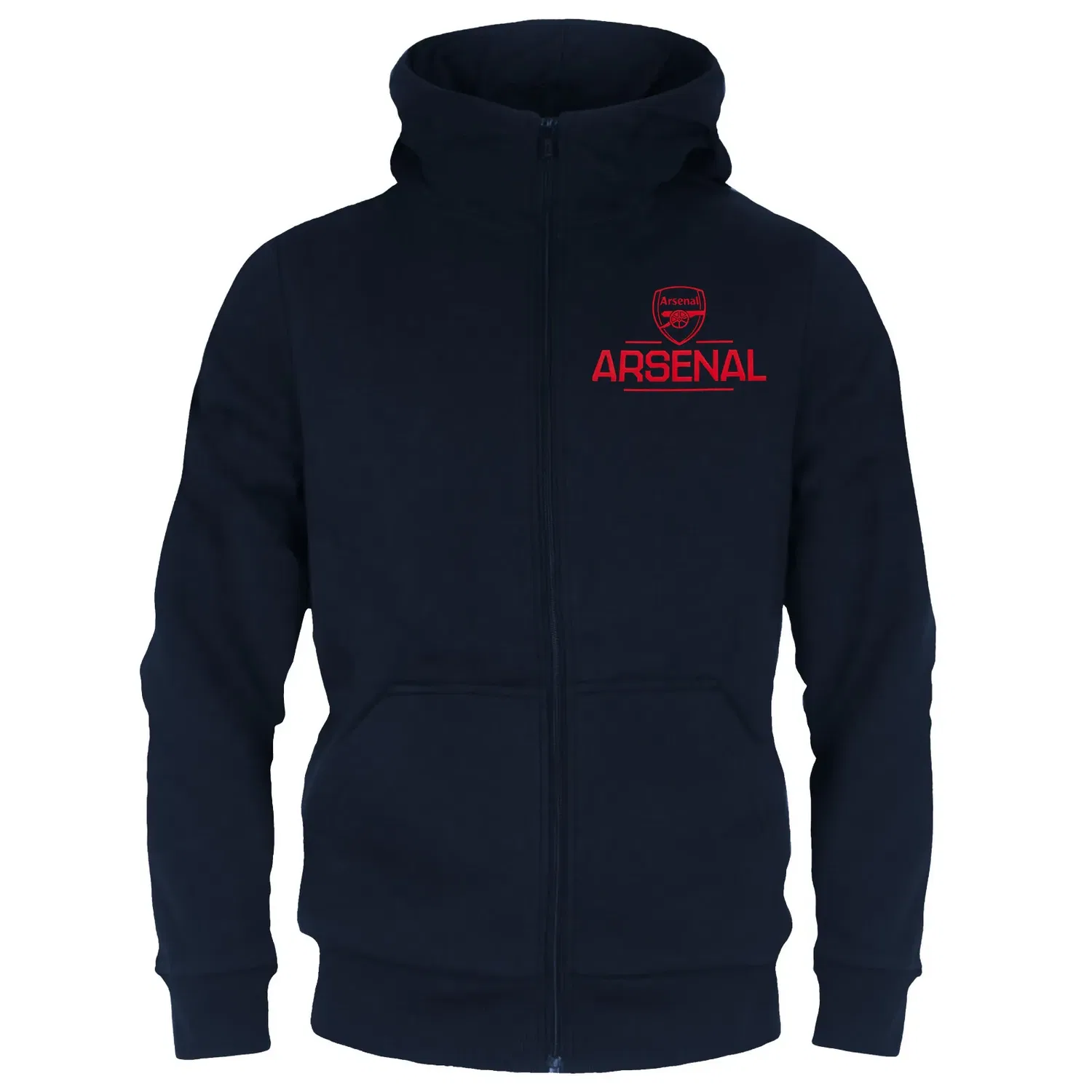 Детская худи на молнии Arsenal FC, темно-синий