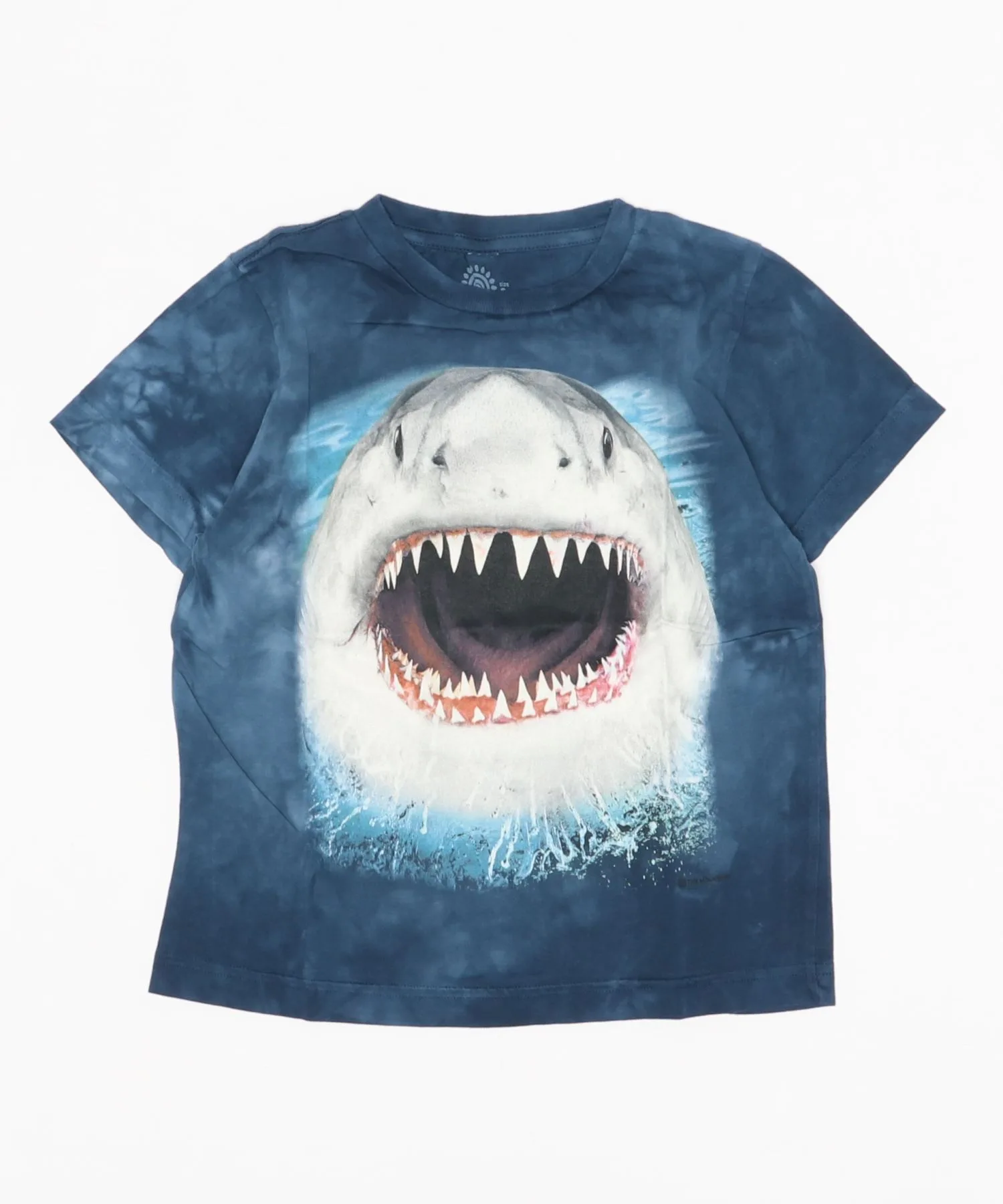 Детская футболка THE MOUNTAIN с ярким принтом, 100% cotton, Navy