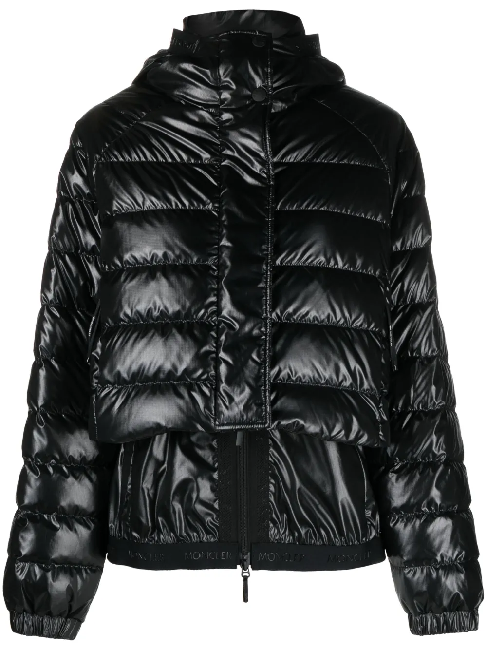 

Стеганая куртка Criseide из рипстопа MONCLER, черный