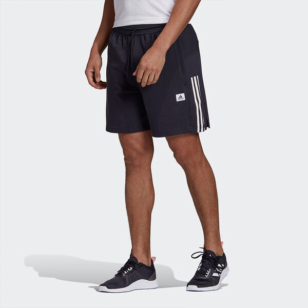 Шорты adidas M D2m Motion Sh Running Gym Stripe Breathable Sports Shorts Black, черный — фото 3