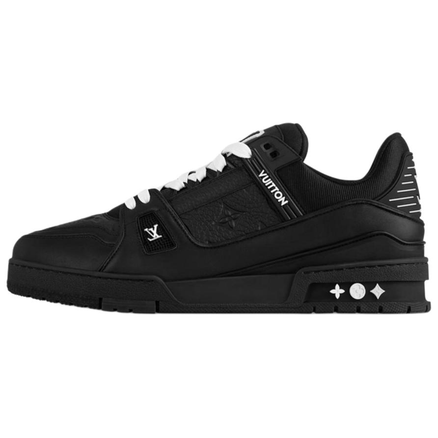 

LOUIS VUITTON Кроссовки для скейтбординга Trainer Low-Top, мужские, черные