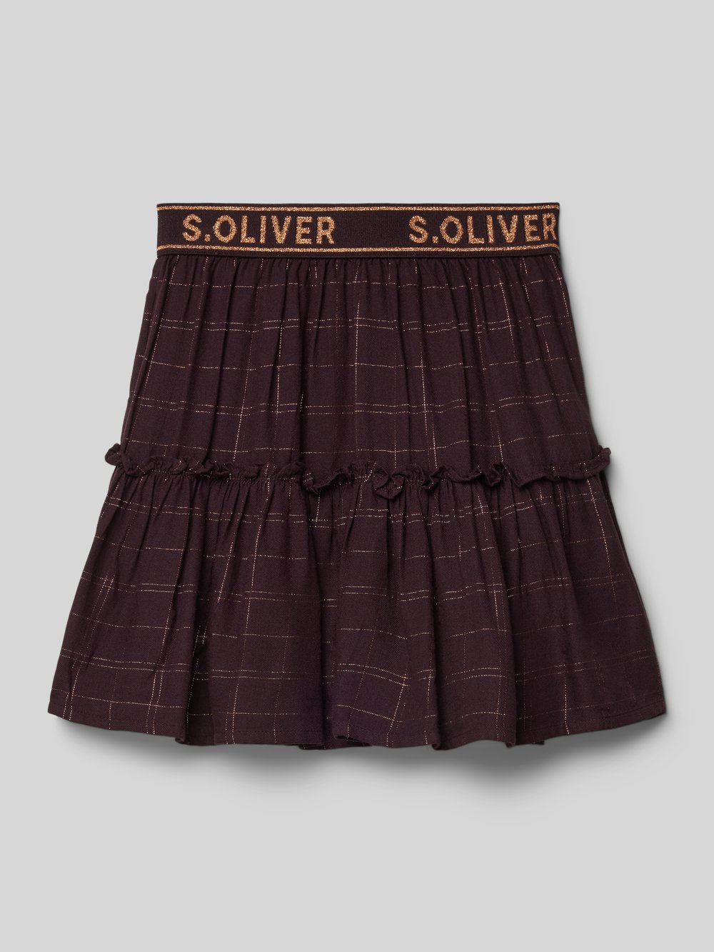 

Многоярусная юбка s.Oliver RED LABEL, бордовый