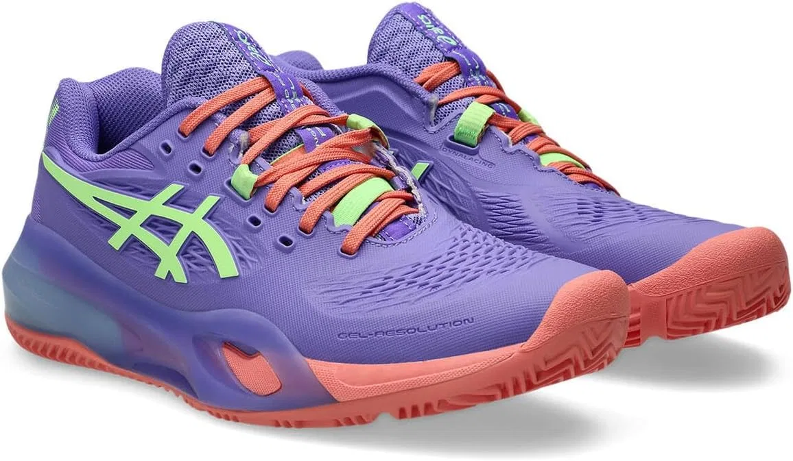 Кроссовки для падел тенниса ASICS Gel-Resolution X, Amethyst Illuminate Green — фото 3