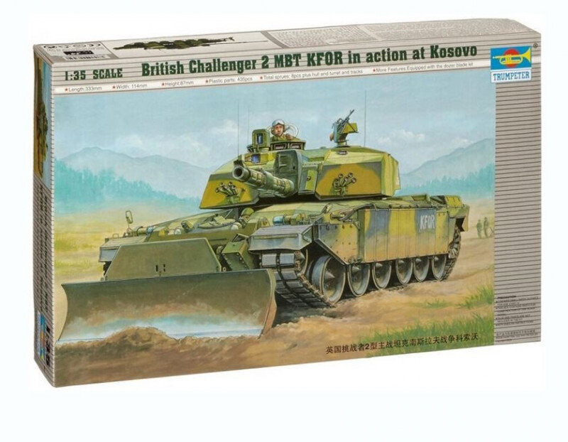 

Комплект модели британского ОБТ Challenger 2 Hasbro