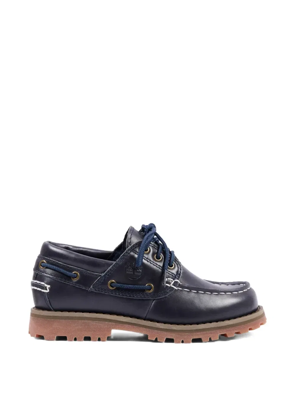 Аутентичные молодежные топсайдеры на шнуровке Timberland Kids, синий — фото 2