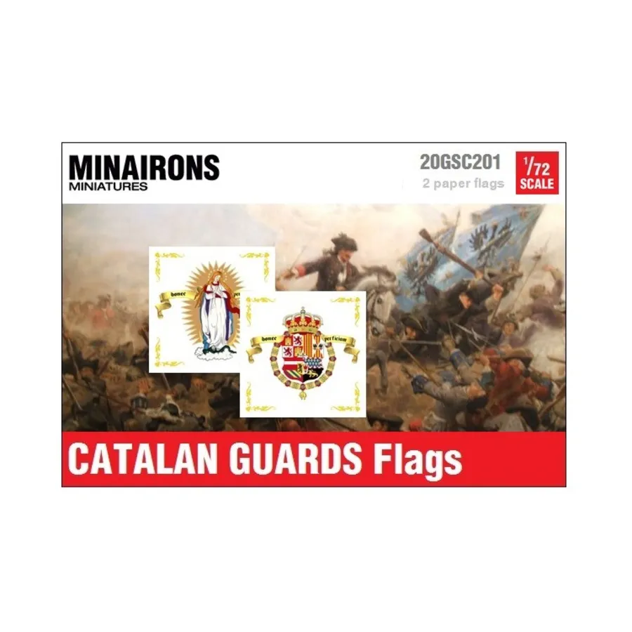

Флаги каталонской гвардии, War of Spanish Succession - Decals & Flags (1:72)