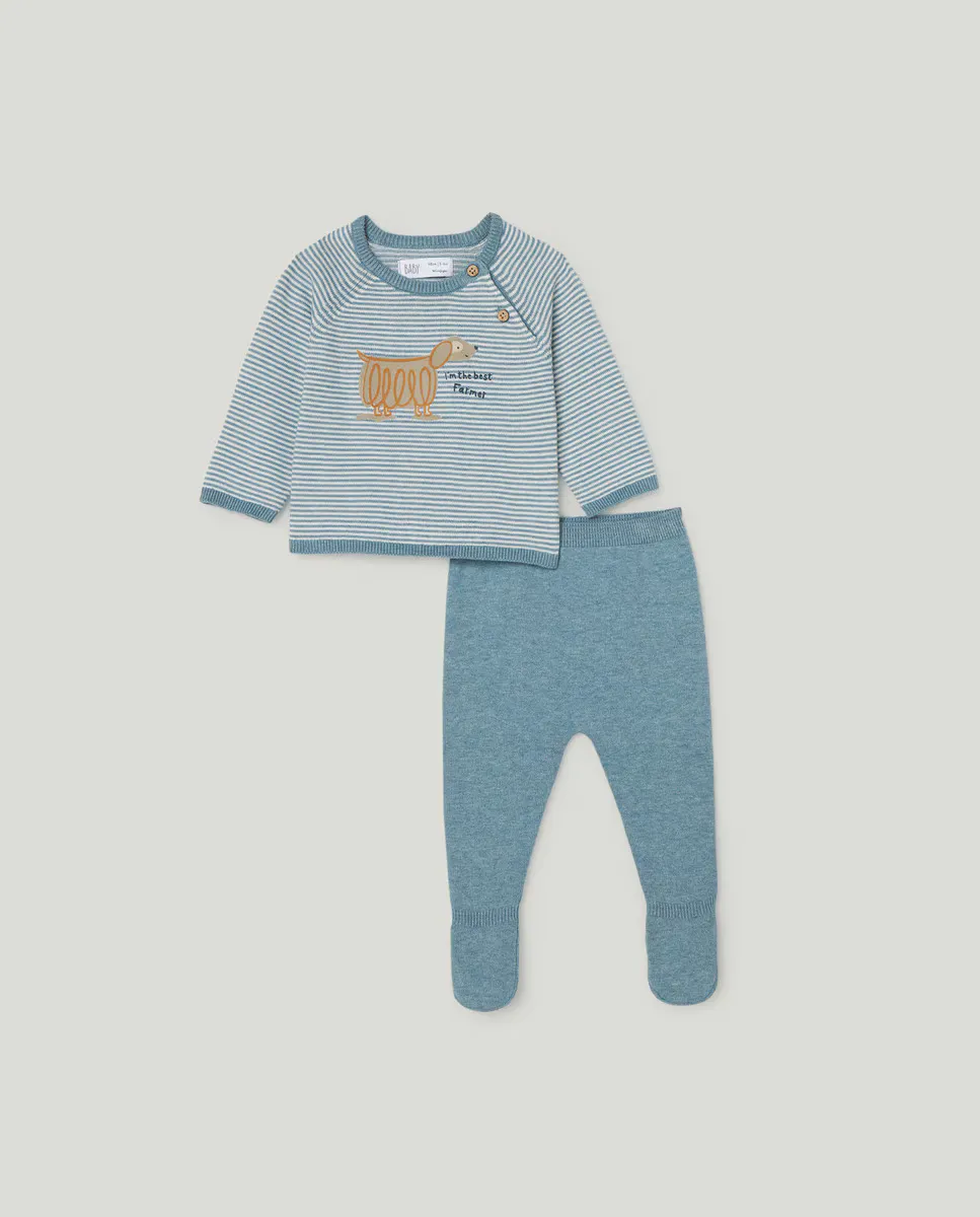 

Комплект из двух предметов для новорожденного Baby El Corte Inglés, синий