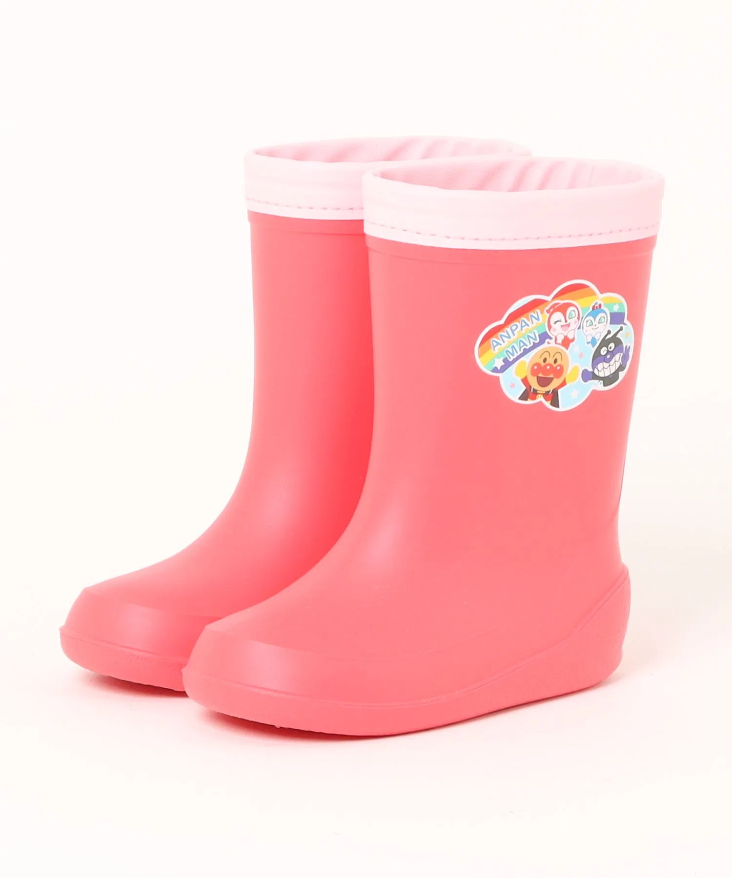 Детские резиновые сапоги MoonStar Romp C66 Anpanman розовые