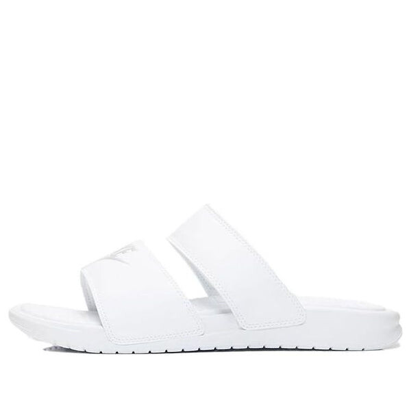 Тапочки benassi duo ultra slide 'white' Nike, белый
