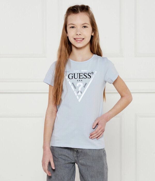 

Футболка Guess Regular Fit, голубой