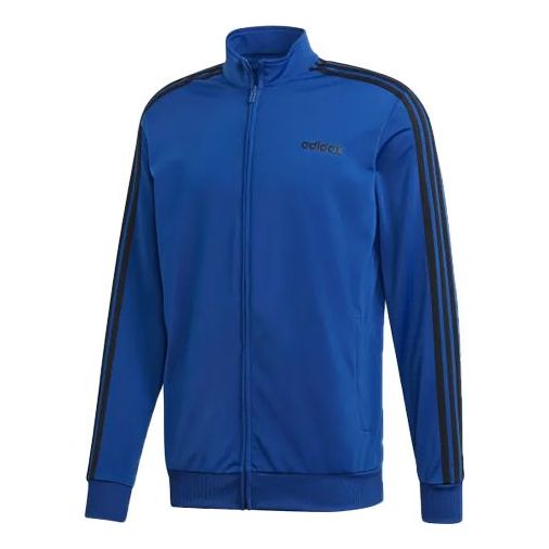 

Куртка adidas Stand Collar Stripe Windproof Sports Jacket Blue, синий