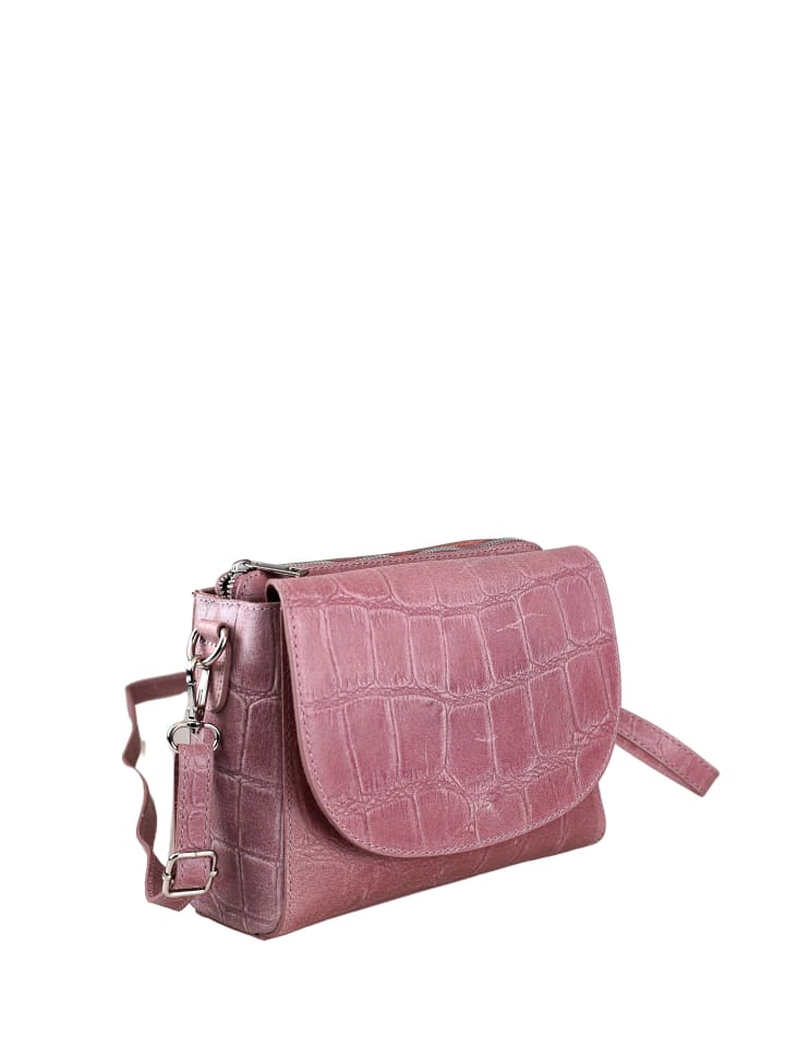 

Сумка через плечо Амстердам розового цвета collezione alessandro