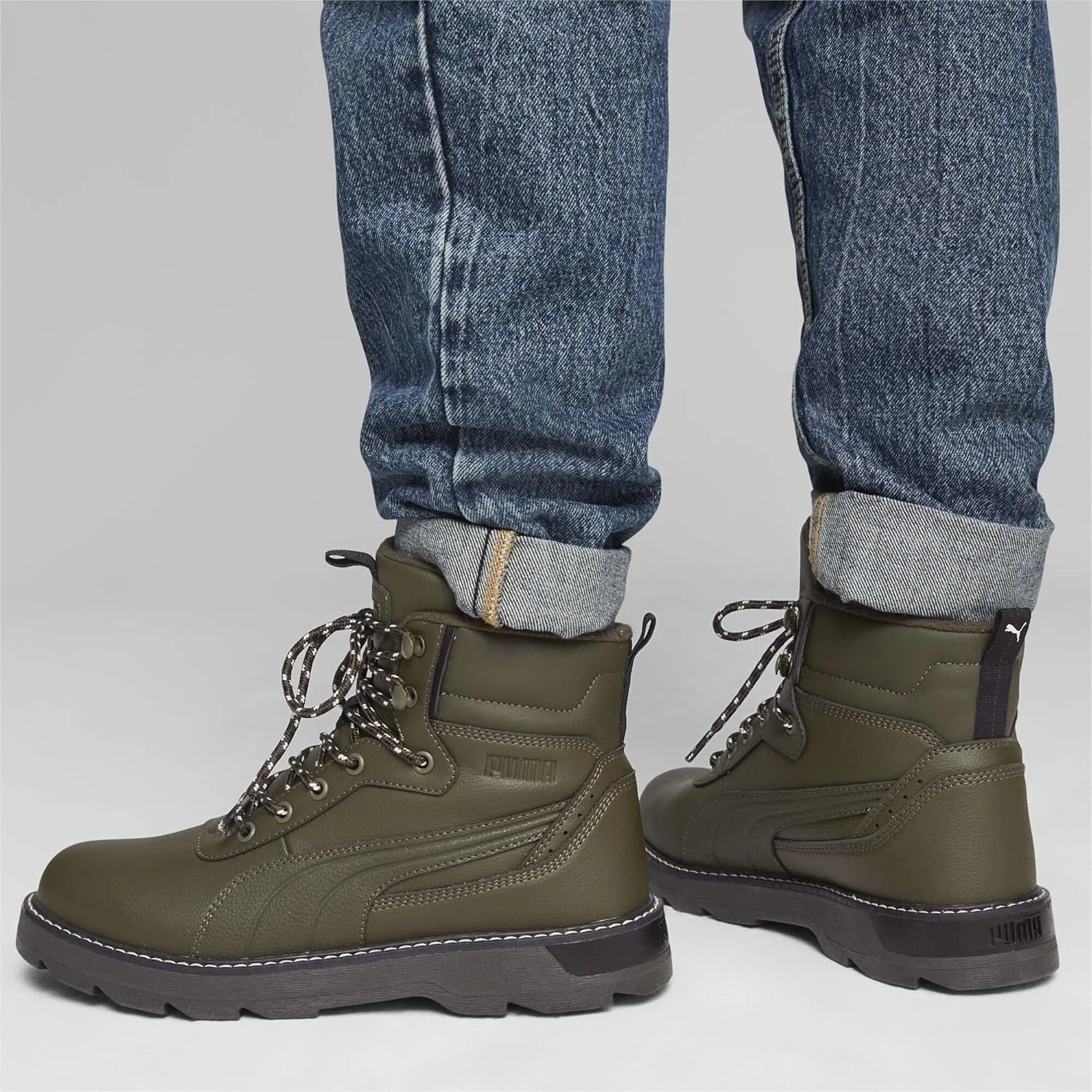Ботинки PUMA Desierto V3 унисекс, Dark Olive Dark Olive — фото 2