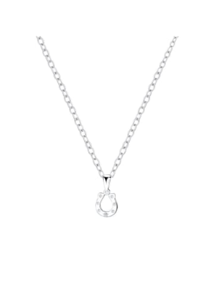 

Alexander York Колье с подвеской в виде подковы из серебра 925 пробы, комплект из двух серебряных элементов