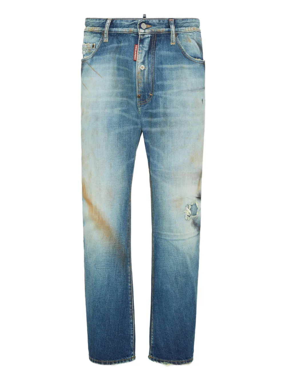 

Джинсы с нашивкой-логотипом DSQUARED2, синий