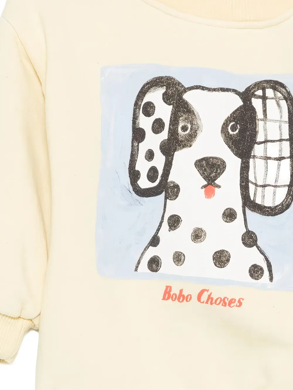 Толстовка с изображением собаки Bobo Choses, желтый — фото 3