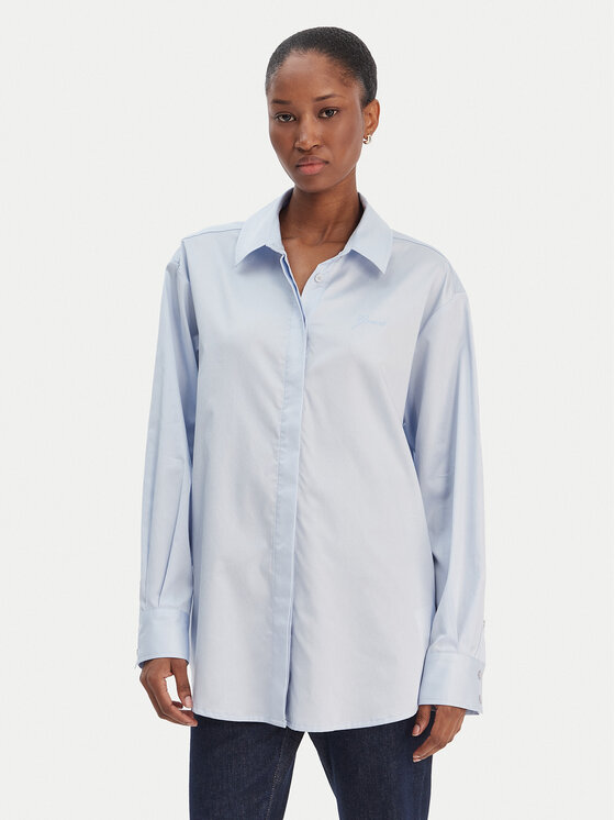 

Рубашка oversize W6RH57 WAF10 Guess, голубой
