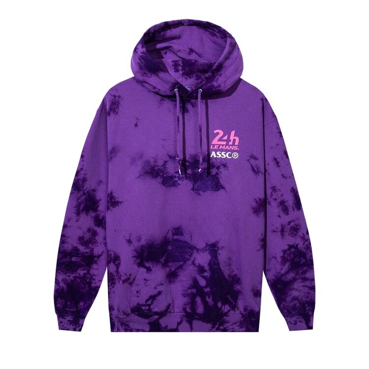 

Худи Anti Social Social Club Chequered Flag Tie-Dye Hoodie, фиолетовый