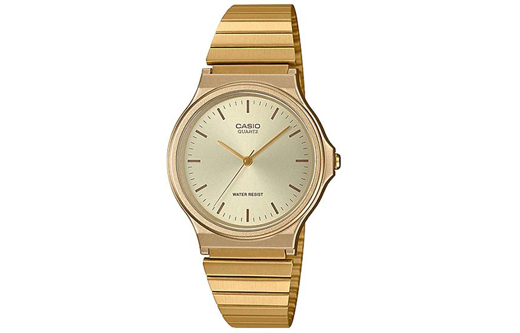 

Женские молодежные золотые часы MQ-24G-9E CASIO
