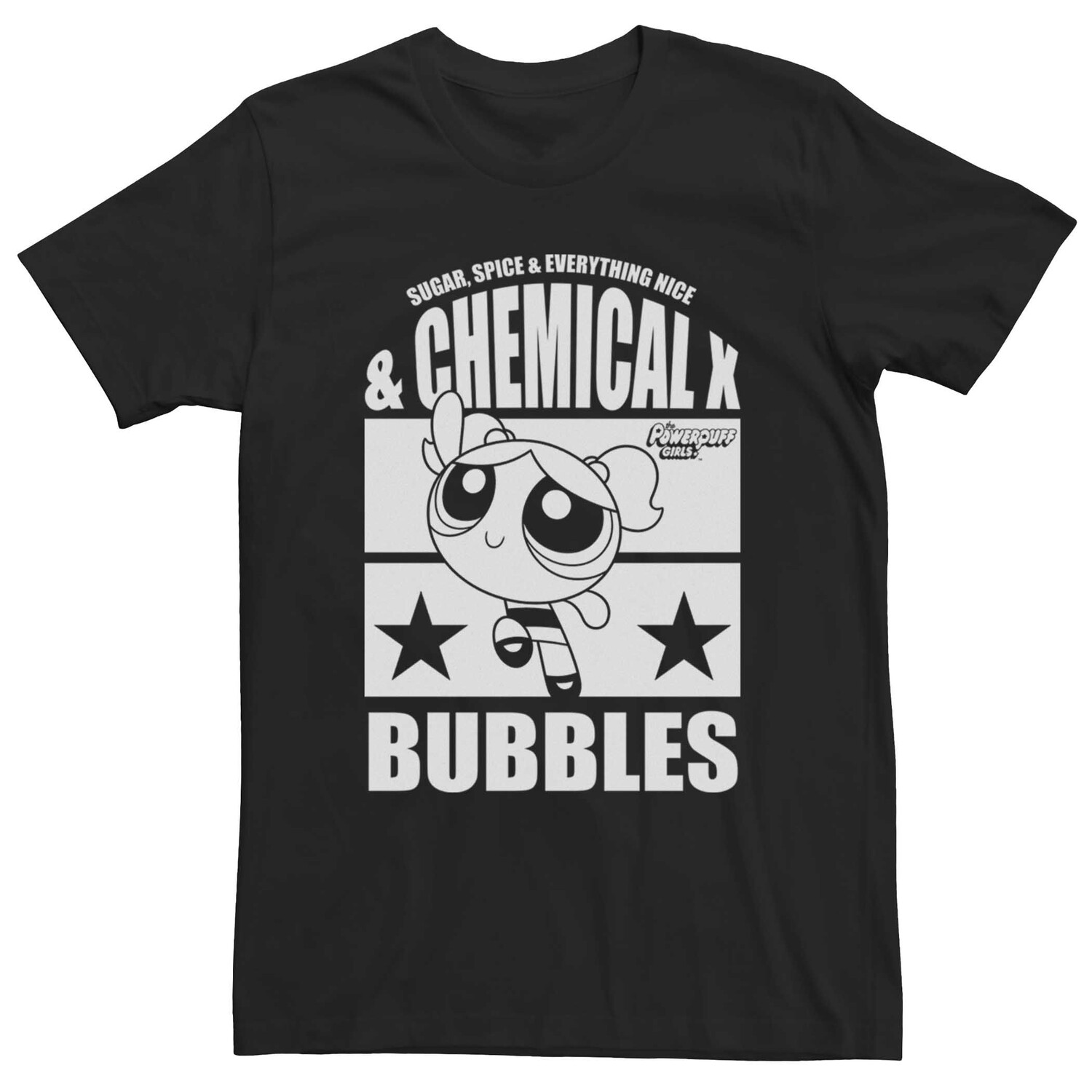 

Мужская футболка Cartoon Network Power Puff Girls Bubbles Star Licensed Character
