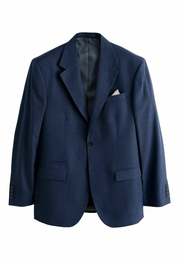 Элегантный фактурный блейзер стандартного кроя Next, Navy Blue