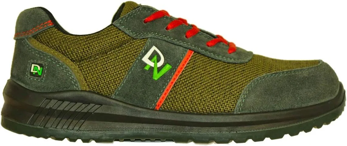 D & N Защитная обувь DN Danico FOREST1PSRC-AC320-GREEN FOREST1PSRC-AC320 с низким протектором - без металлических деталей - PU / PU