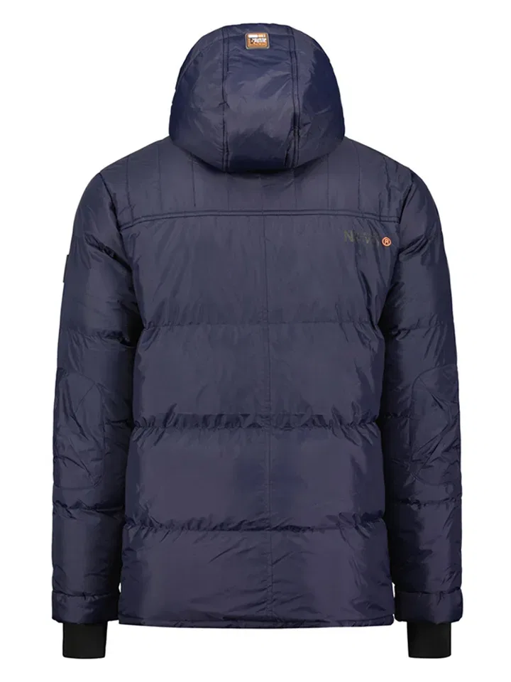 Стеганая куртка с капюшоном, Geographical Norway, темно-синий — фото 2