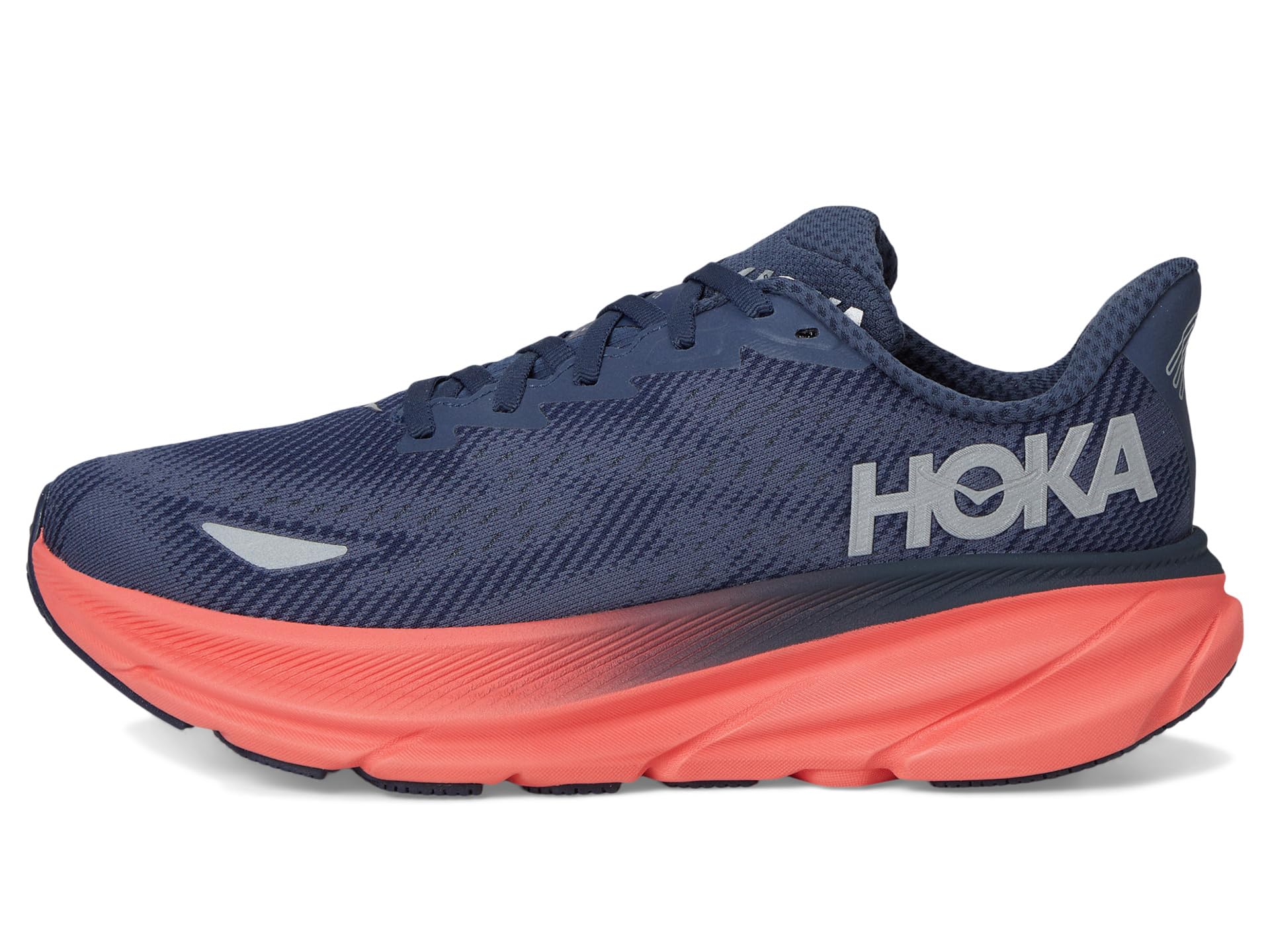 Кроссовки Hoka Clifton 9 GTX, цвет Varsity Navy/Nautical Dusk — фото 4