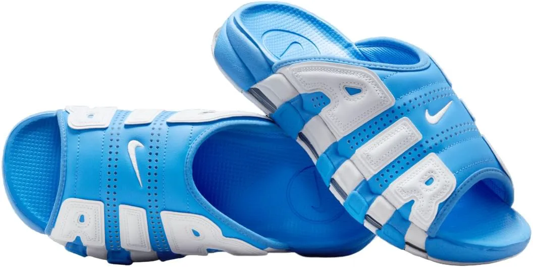 Мужские слайдеры Nike Air More Uptempo, сине-белый