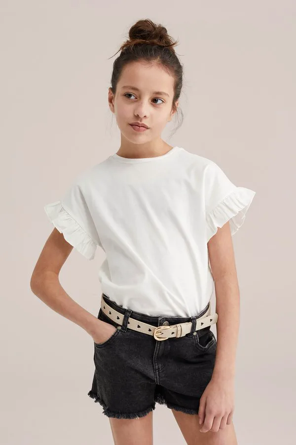 Простая футболка We Fashion, White — фото 3