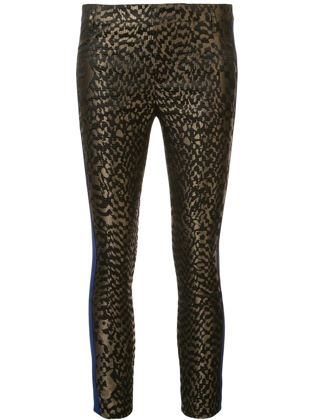 

Жаккардовые брюки с контрастными полосками Haider Ackermann, зеленый