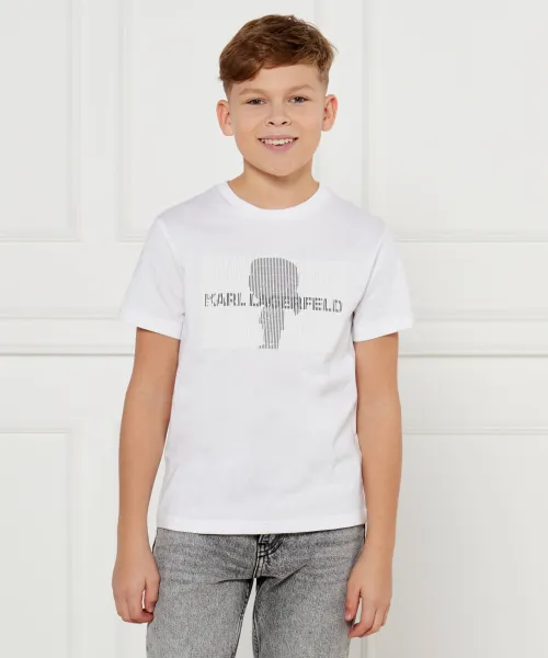 

Футболка Regular fit Karl Lagerfeld Kids, белый