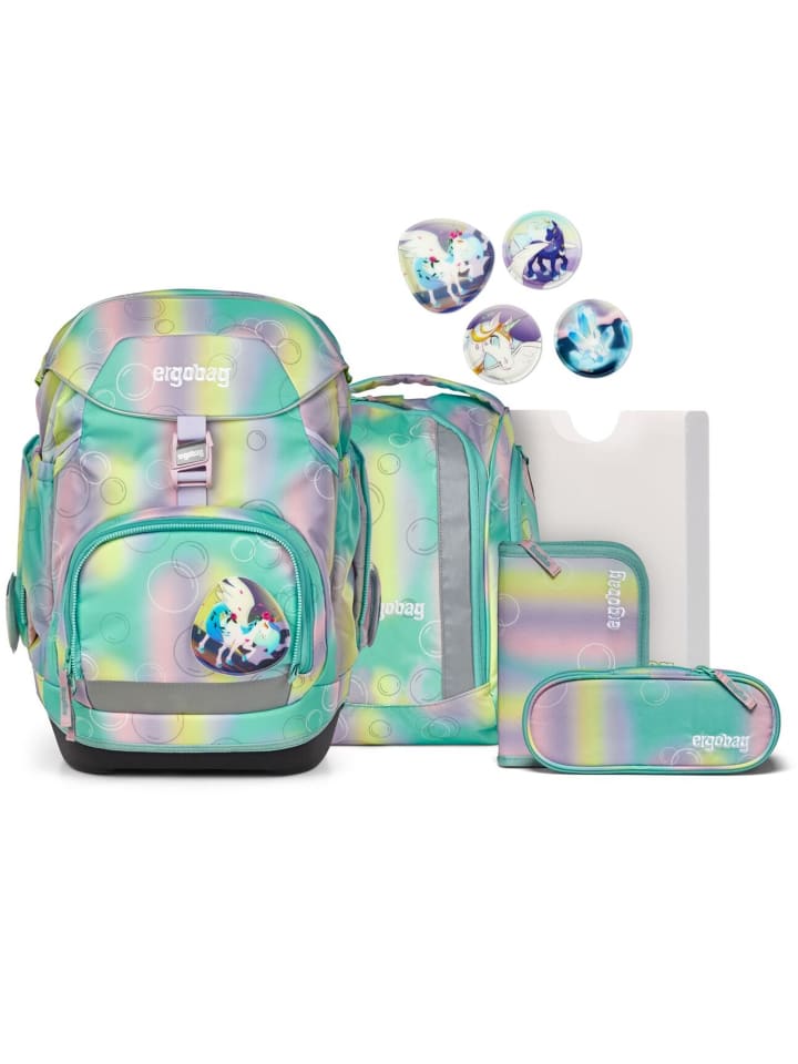 

Ergobag Набор школьных рюкзаков, 6 предметов, ZauberBärwelt 2025, с ярким дизайном