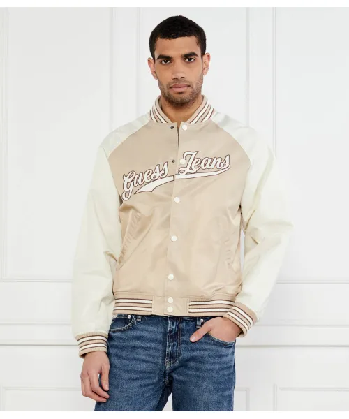 

Бомбер Regular fit Guess Jeans, бежевый