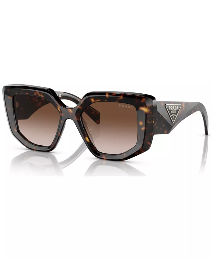 

Женские солнцезащитные очки Symbole Rectuangular, PR 14ZS PRADA, коричневый