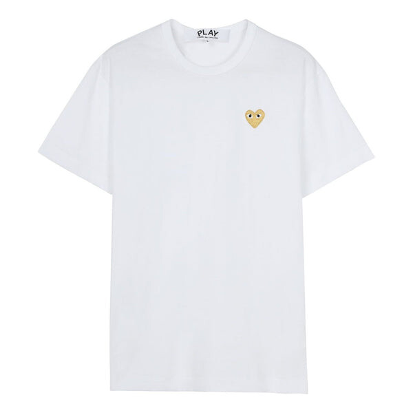 

Футболка gold heart t-shirt 'white' Comme Des Garcons Play, белый