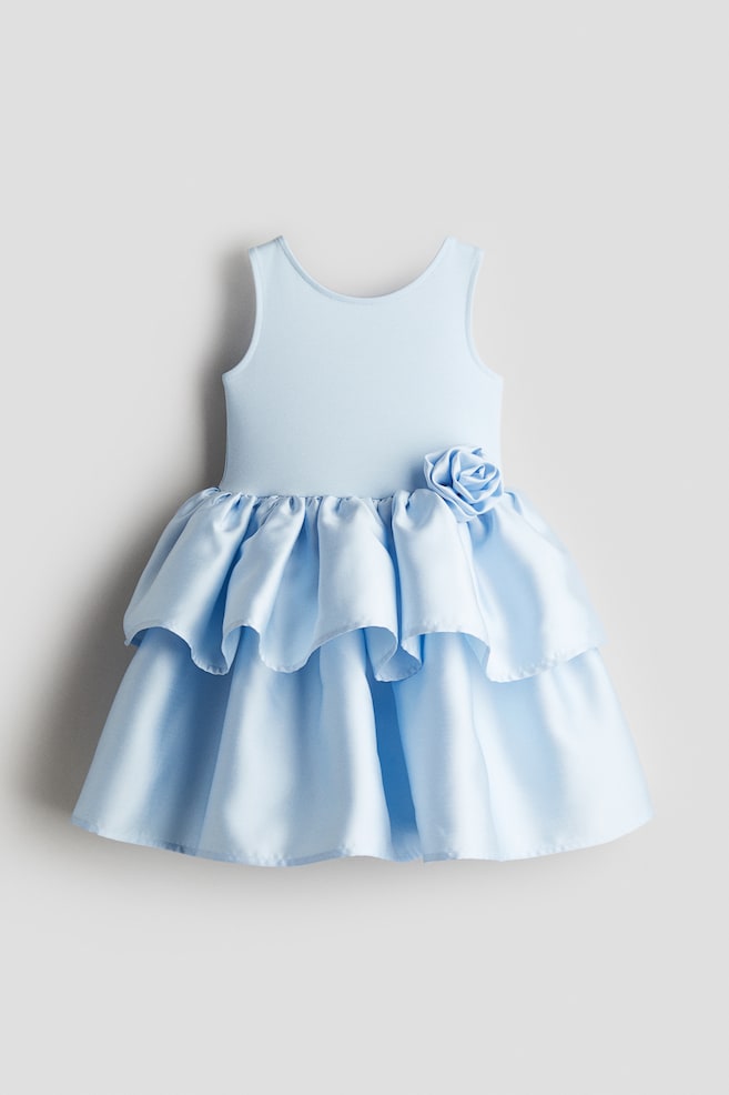 

Расклешенное платье H&M, голубой