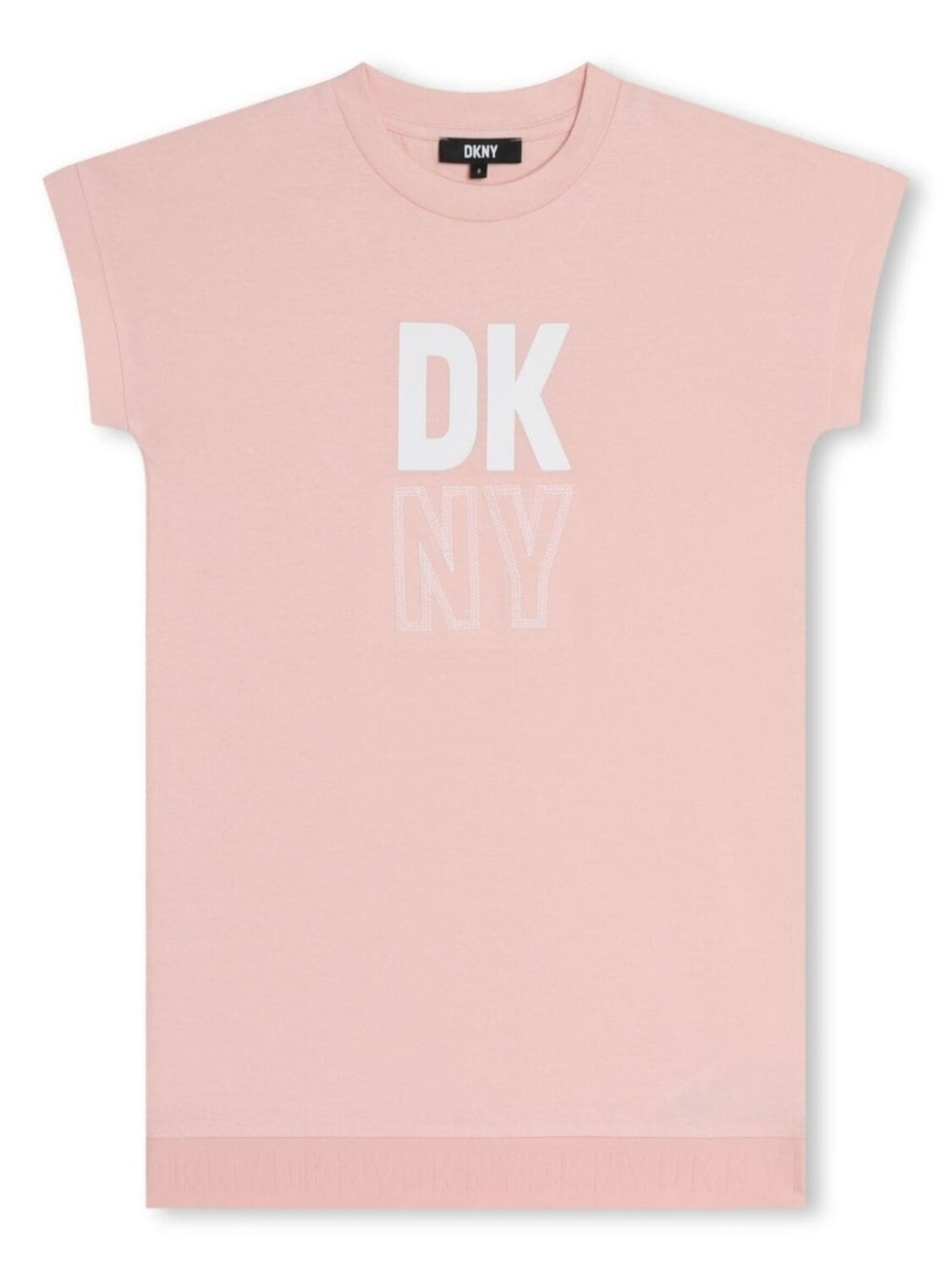

DKNY платье из органического хлопка с логотипом, розовый