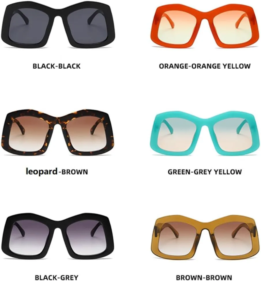 

Солнцезащитные очки для мужчин и женщин - защита UV400 - увеличенная оправа с градиентными линзами для занятий спортом на открытом воздухе и вождения DSVIGF, Leopard