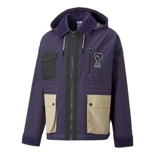

Куртка x ami jacket 'purple' Puma, фиолетовый