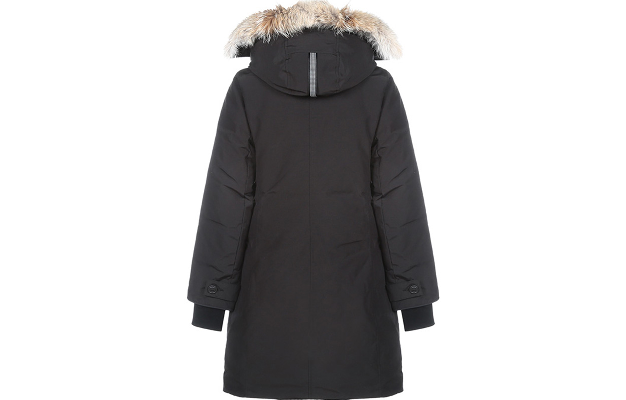 Canada Goose Шербрук зимняя пуховая куртка женская черная, Black — фото 4